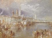 Rouen,looking up the Seine (mk31), Joseph Mallord William Turner